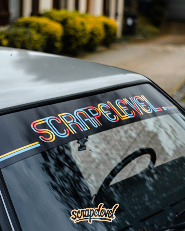 Custom Windshieldbanner Scrapelevel